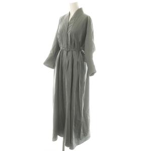 Mame Kurogouchi MM24SS-DR019 Cotton Chambray Tucked Shirt Dress