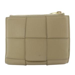 BOTTEGA VENETA マキシイントレチャート スモールカセット 財布 ベージュ
