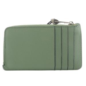 LOEWE コインカードホルダー アナグラム ブラウン グリーン C660Z40X04