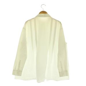 theory luxe BENTON ILEN タックシャツ 長袖 オーバーサイズ 38 ホワイト /MY OS