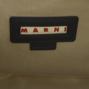 MARNI GLOSSY GRIP ストライプ PVC トートバッグ ハンドバッグ マルチカラー BMMP0013Q0