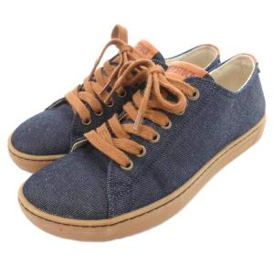 デニムスニーカー シューズ ローカット 23cm ダークインディゴ /AE