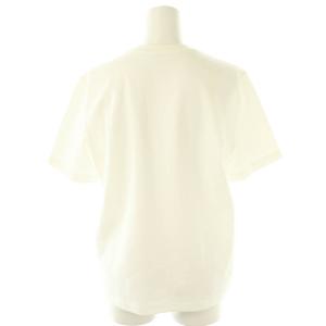 CYCLAS ロゴ刺繍半袖クルーネックカットソー Tシャツ 36 ホワイト /ES OS