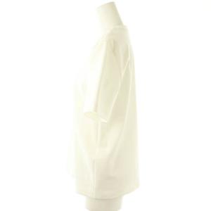 CYCLAS ロゴ刺繍半袖クルーネックカットソー Tシャツ 36 ホワイト /ES OS