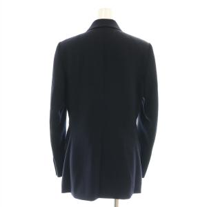 ebure ライトドライウール 6釦ダブルジャケット 36 ネイビー