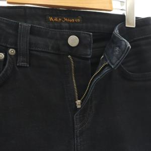 Nudie Jeans ヨーテボリ GOTEBORG デニムスキニーパンツ ジーンズ W27 ブラック /SS OS AD
