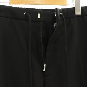 HUGO BOSS ウエストゴム スラックス テーパード IT52 黒 ブラック /CX OS