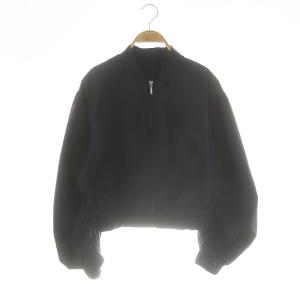 24SS ギャザースリーブ MA-1 ブルゾン ジャケット F ネイビー /DF OS