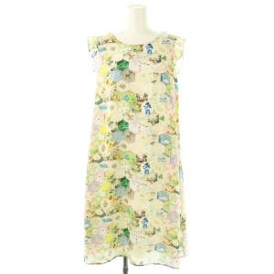 ハニカムノースリワンピース フリル M 黄色 イエロー マルチカラー /AQ OS