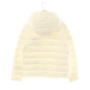 PEARLY GATES フーディー ダウンジャケット ジップアップ 0 ホワイト /DF OS
