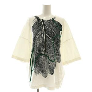 kashiwa Tシャツ カットソー プリント 白 緑 /CX OS