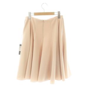 FOXEY NEW YORK 24年 Celeste Skirt スカート フレア ひざ丈 タック 40 M ピンク /AT OS