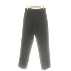 AURALEE WOOL COTTON MOLE PANTS パンツ ストレート 0 黒 /MI OS
