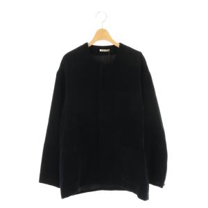 WOOL COTTON MOLE BLOUSON 0 ダークネイビー
