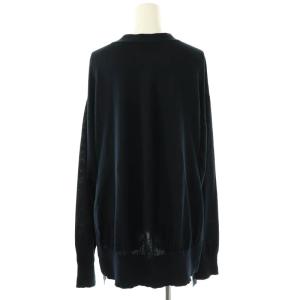 HYKE 11224 COTTON CARDIGAN カーディガン ニット 2 ネイビー /ES OS