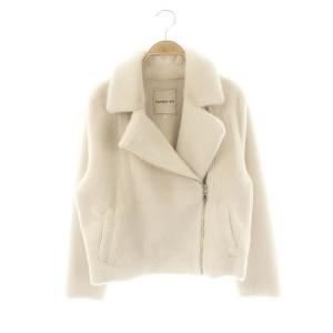 エコファーライダース ジャケット フェイクファー 1 ライトベージュ /DF OS