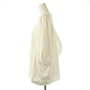ENFOLD 23AW /SCALLOPED Tシャツ カットソー 38 ホワイト /ES OS