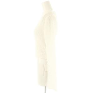 CELFORD 24SS クロップドシャーリングブラウス F 白 /MI OS