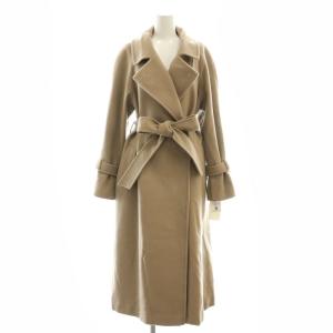 24AW ウールカシミヤスタンドカラーコート 0 モカ