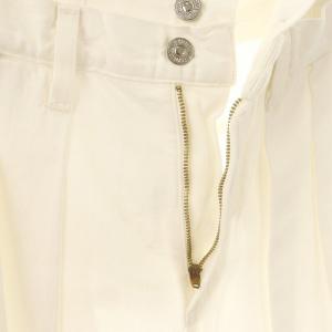 CITIZENS OF HUMANITY ダブルウエストデニムパンツ ワイドパンツ 24 ホワイト /DF OS