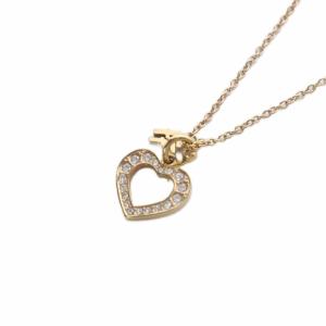 ハートモチーフ ネックレス ペンダント ゴールド色 /SR37