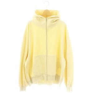 24SS FEB フーディ パーカー ジップアップ 黄色 /MI OS