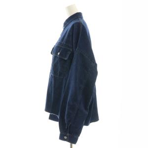 JOURNAL STANDARD LUXE 24SS JULY シャツブルゾン デニム F 紺 ネイビー /AT OS