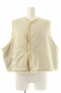 JOURNAL STANDARD LUXE 24AW カーリーショートベスト リバーシブル ベージュ