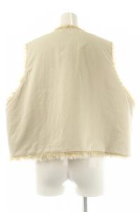 JOURNAL STANDARD LUXE 24AW カーリーショートベスト リバーシブル ベージュ
