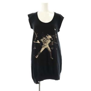 カートコバーン チュニック ワンピース F ブラック /ES OS