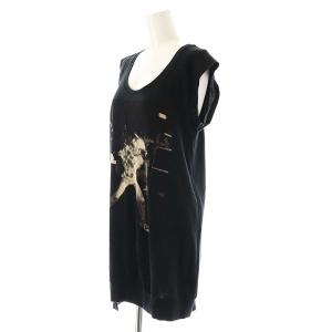 HYSTERIC GLAMOUR カートコバーン チュニック ワンピース F ブラック /ES OS