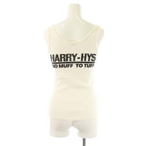 HYSTERIC GLAMOUR プリント タンクトップ FREE 白 赤 黒 /MI OS