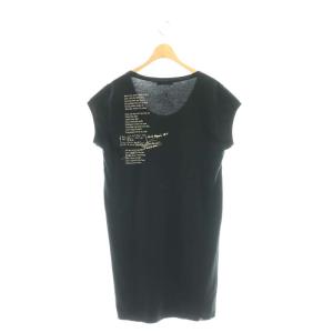 HYSTERIC GLAMOUR COURTNEY LOVE フレンチスリーブワンピース プリント F 黒 /CX OS