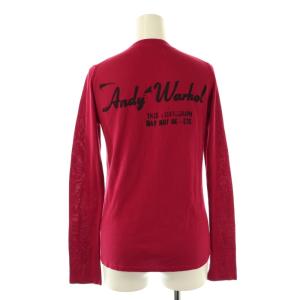 ANDY WARHOL by HYSTERIC GLAMOUR カーディガン ニット FREE 赤 /MI OS