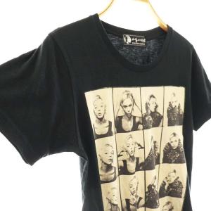 ANDY WARHOL by HYSTERIC GLAMOUR ガールズプリント 半袖T カットソー F ブラック /HK OS