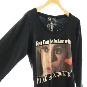 ANDY WARHOL by HYSTERIC GLAMOUR プリント 長袖Tシャツ カットソー F ブラック /HK OS