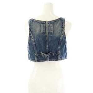HYSTERIC GLAMOUR ジーンズ JEANS デニム ビスチェ ベスト FREE 青 /MI OS