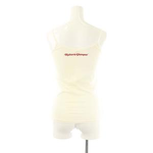 HYSTERIC GLAMOUR ラスメイヤー Russ Meyer レースキャミ カットソー オフホワイト 黒 ピンク /MI OS