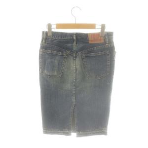 HYSTERIC GLAMOUR Iggy Stooge スタッズ デニムタイトスカート膝丈 XS ブルー /HK OS