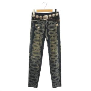 スネークループ パンツ レギンス レギパン FREE 黒 /MI OS