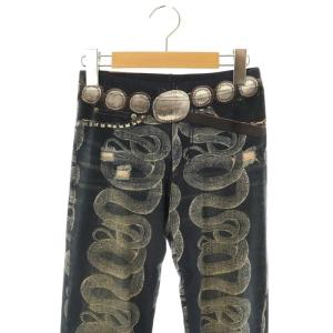 HYSTERIC GLAMOUR スネークループ パンツ レギンス レギパン FREE 黒 /MI OS