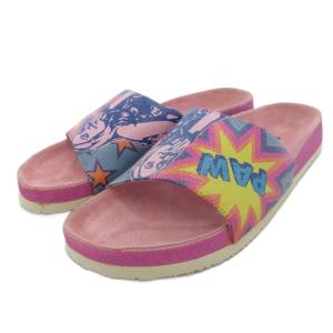 SANDALS スライド サンダル ヒスガール L8 ピンク マルチカラー /UO AA