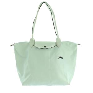 ル プリアージュ クラブ トートバッグ ロゴ刺繍 M ライトブルー /MI OS