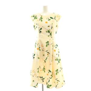 カメリアワンピース ノースリーブ ロング 花柄 0 アイボリー /SS OS