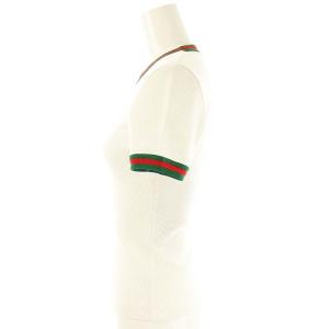 GUCCI 28882 XJG5O 9692 ウェブ ストライプ トリム コットンリブ Tシャツ XXS