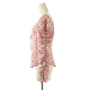 Lily Brown LilyBrown 24SS フラワープリントブラウス 長袖 F ピンク /AT OS