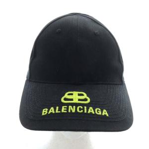 帽子 野球帽 BB ベースボールキャップ ロゴ L 59cm ブラック /YO18 OH