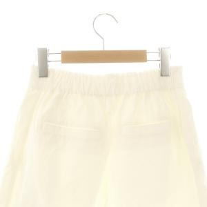 green label relaxing イージーカーブパンツ タック 38 ホワイト /HK OS