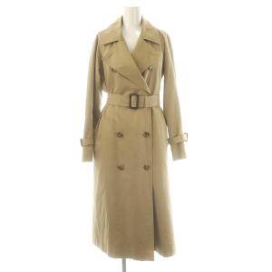 UBCB ギャバ トレンチコート ロング 36 ベージュ /HK OS