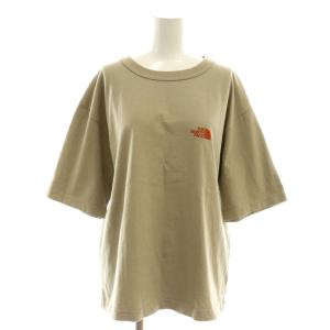 THE NORTH FACE PURPLE LABEL 7oz H/S Logo Tee Tシャツ カットソー 半袖 WM グレージュ NT3224N /DF